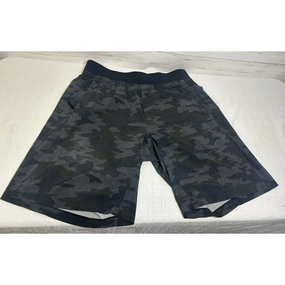 LULULEMON XL  Mens Camo Shorts Linerless 10